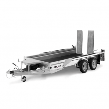 1 stk. Overligger! Ifor Williams maskinhenger GX126 med 120 cm kjørebruer bak