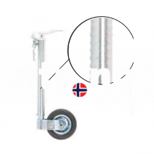 Nesehjul proff rillet Ø48 | 300 kg