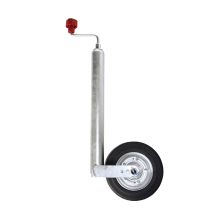 Alko nesehjul / støttehjul med massivt gummihjul og stålfelg 200x50 L:550 mm