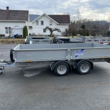 1 stk overligger Ifor Williams LM125HD varehenger flathenger planhenger med LED lys | PROFF | 3,5 T