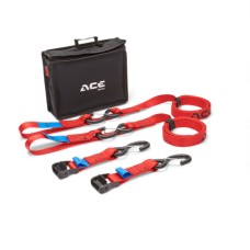 ACEBIKES Cam Buckle Premium 2-pack | Spennbånd sett for sikring av MC