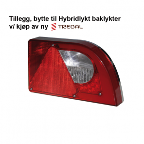 Oppgradere til Hybrid baklykter på NY Tredal henger