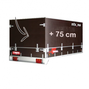 TREDAL Tilleggskarm 75 cm L