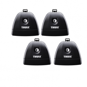 Thule Rapid System 751 fotsett / festesett for påmontering av lastestenger pår innebygde fester / integrerte rails
