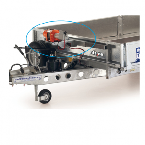 EL Vinsj, brakett og batteri KIT til Ifor Williams TB Tiltbed serie