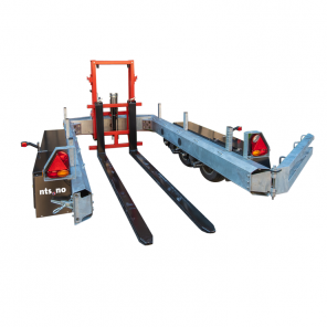 Multiloader gaffeltruckhenger | palleløfter og palletransporthenger | Uten tradisjonell aksling!