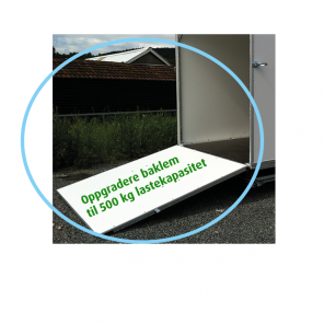 Tillegg for å forsterke baklem på NY Tredal skaphenger 500 kg