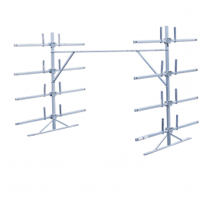 Tiki Kajakkstativ | Kanostativ | komplett for 8 kanoer