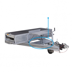 Tiki Reservehjulsholder maskinhenger TP300/TP385