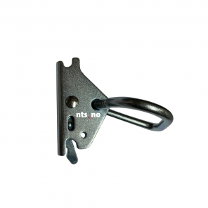 Klipsfeste / lastesurring for surreskinne med e-feste, med ring for std lastestropp