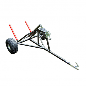 Iron Baltic enkel Høyballhenger / Rundballhenger til ATV