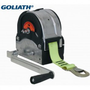 Vinsj Goliath TS1200L. Kapasistet inntil 1200 kg ved 20% helling.