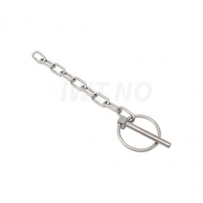 Ifor Williams Selepinne sidekarmer 6mm DIA PIN+CHAIN SS Linch Pin