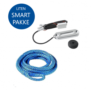 Liten smartpakke: HD stopp og Nylon brøyteline til brøyting med Polaris Sportsman 570 ATV