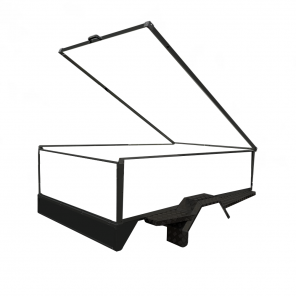 Oppgradere med sort pulverlakk på NY Tredal UC-OR Offroadhenger komplett pakke med påløp