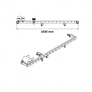 AP vinsjbrakett uten vinsj | Til Tiki AP3500-DRB (uten vinsj)