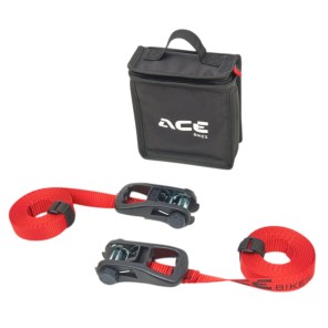 ACEBIKES Ratchet Essential 2 pack kit | Stroppesett for sikring av MC