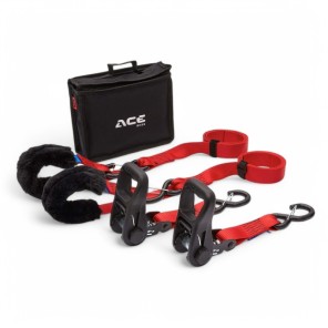 ACEBIKES Ratchet Strap Deluxe Duo | MC stroppesett premium