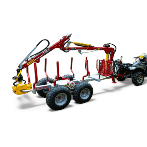 Kranman T1850 4WD Tømmerhenger til ATV med kran | Konfigurerbar