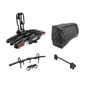 Thule pakke: Thule EasyFold 3 for 3 sykler, Onto2 for EasyFold 3, 4th bike adapter, Onto2 arm