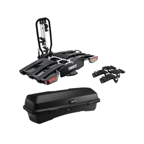 Thule Pakke: Easyfold XT for tre sykler, Santu bagasjeboks og XT Kit for montering