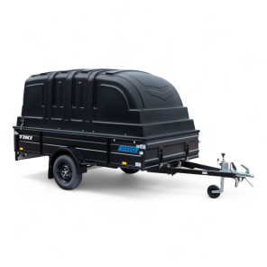 TIKI CP300-LH PRO Black Duplex varehenger med sort Tiki lokk | bladfjær | 40 cm karm | uten brems