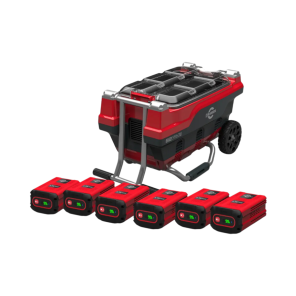 Cramer 82C6 lader 6 spor med 6x 82V580P batterier