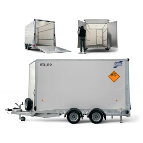 Ifor Williams BV106 ADR 7'. 214 cm sprengstoffgodkjent skaphenger med RAMPE/DØR