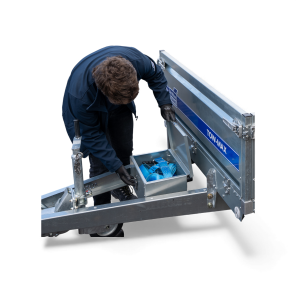 Ifor Williams Tow-Max PRO verktøykasse i stål.  For 174 cm planbredde og TTV 2700