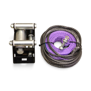 Iron Baltic Plow lift løftestropp for ATV vinsj. Syntetisk tau og rulle