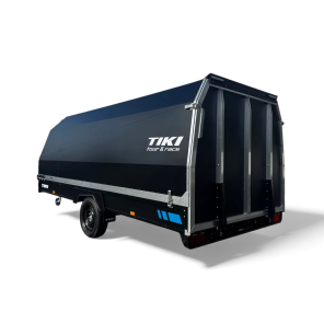 Tiki CP430-LB Tour & Race BLACK DUPLEX varehenger med rampe og aluminiumslokk