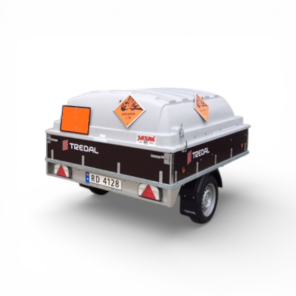 Tredal ADREXII T-85-BR varehenger. Sprengstoffhenger