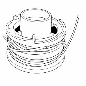 Cramer trimmerspole med tråd for 48TB10