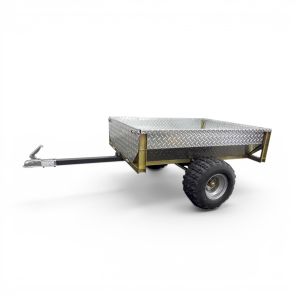 Kellfri TV06PRO 500 kg enakslet ATV henger - håndtipp - galvanisert dørkplate