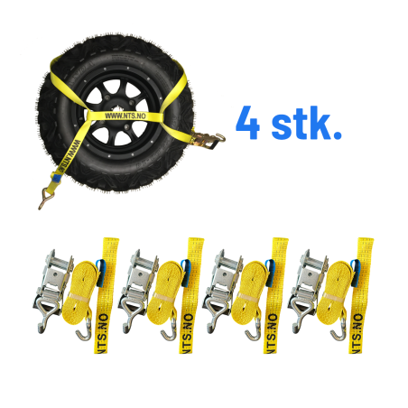 Hjulsurring for ATV | Hjulstropper SETT 4 stk 35 mm