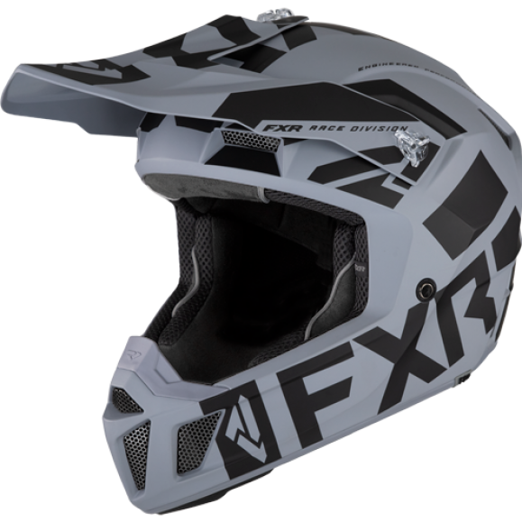 FXR HJELM CLUTCH EVO LE HELMET 22 STEEL/BLACK