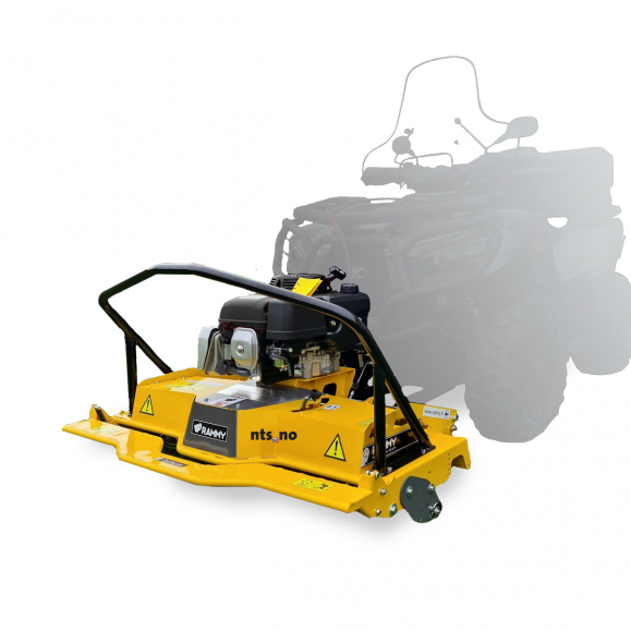 RAMMY Beitepusser / ryddesag / krattrydder 120 ATV PRO | Beitepusser med tre kniver. Krattrydde inklusive sideskift