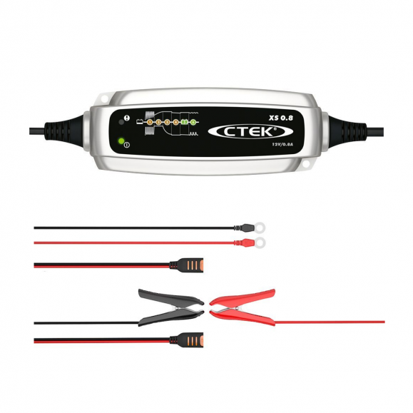 CTEK XS 0,8 Vedlikeholdslader - batterilader til ATV