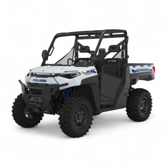 Polaris 2024 TRAKTOR RANGER EV KINETIC PREMIUM Full Size, T1a/T1b White