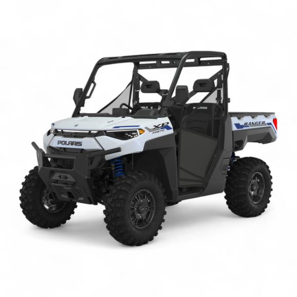 Polaris 2024 TRAKTOR RANGER EV KINETIC ULTIMATE Full Size, T1a/T1b White