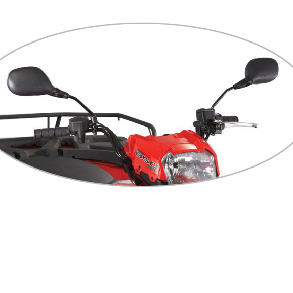 Speil mirror kit ATV handlebar mount
