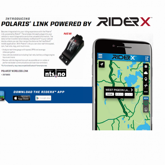 Trådløs link til Polaris diagnosekontakt RIDERX WIRELESS LINK K-CAN